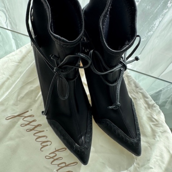 Jessica Bedard Shoes - Jessica Bedard Black Star Ankle Boot - IT/EU 37